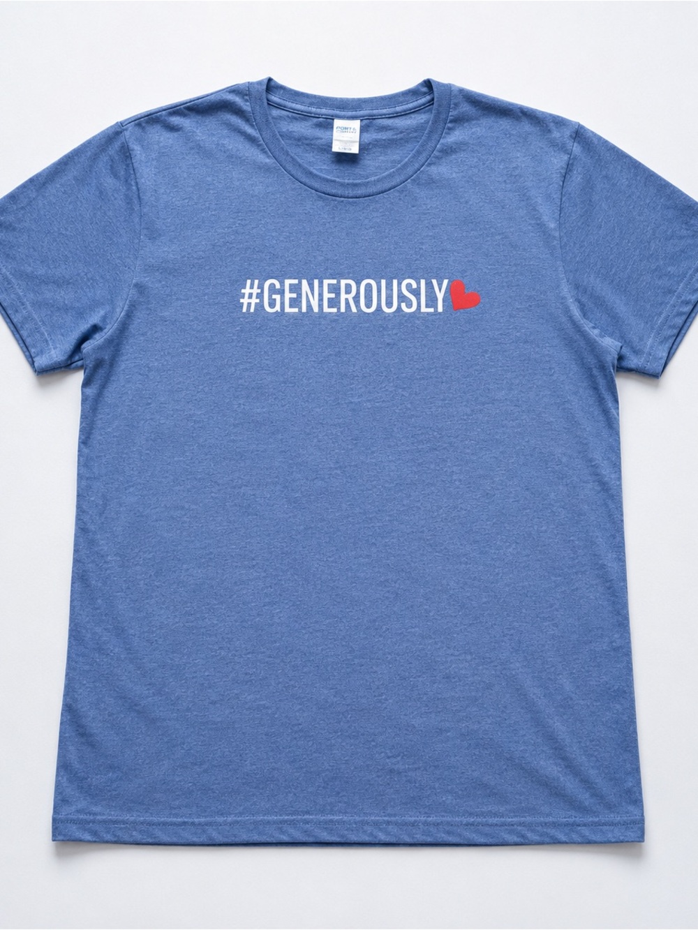 Thrivent "Live Generously" Tee - Size Large - Blue 479